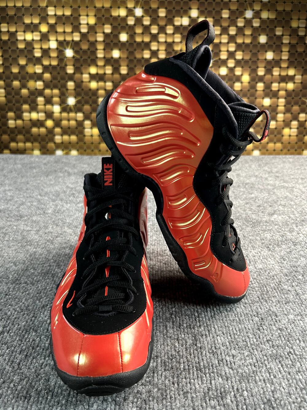 Nike Air Foamposite One GS Gym Red Black Size 6Y 7W Varsity Red Foamposite